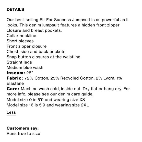 Good American fit for success denim jumpsuit - Picture 8 of 12